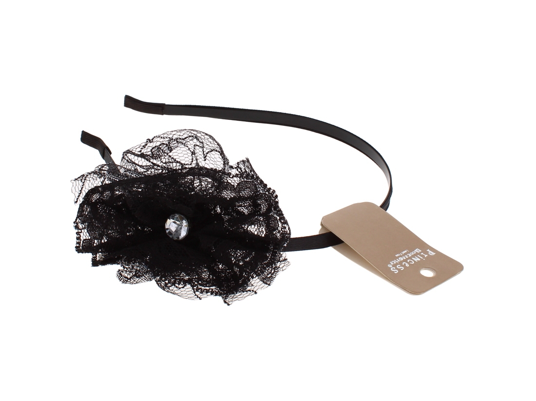 Black Net Alice Hair Band