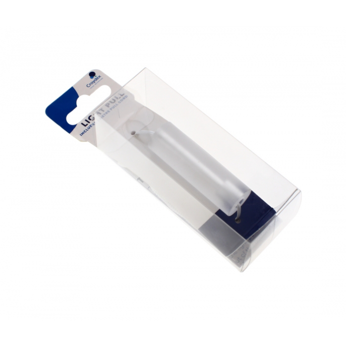 Croydex Clear Frosted Light Pull