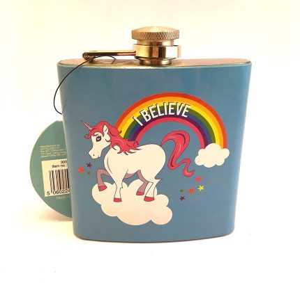 Hipster Unicorn Flask – Pocket-Sized, Stylish & Portable Drink Holder