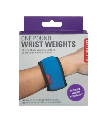 Pair of 1 lb Wrist Weights – Ideal for Workouts & Rehab