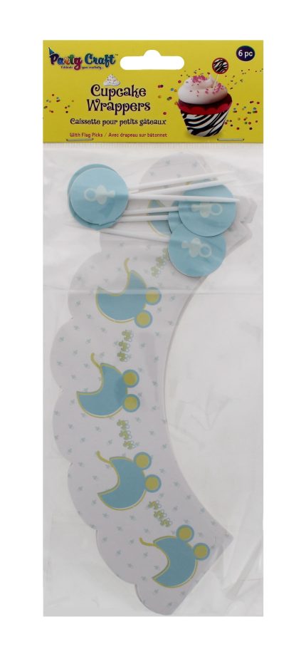 Party Craft Cupcake Wrappers Baby Boy – Adorable Baby Boy Cupcake Decor