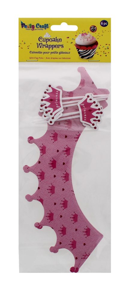 Party Craft Cupcake Wrappers Princess – Elegant Princess-Themed Cupcake Decor