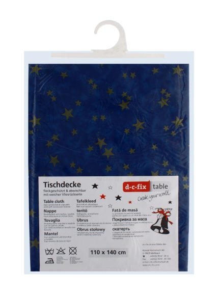 Small Nonwoven Star Table Cover 110x140cm – Elegant Table Protection