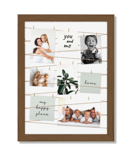 String Photo Frame - Brown 40 x 50cm | Rustic and Versatile