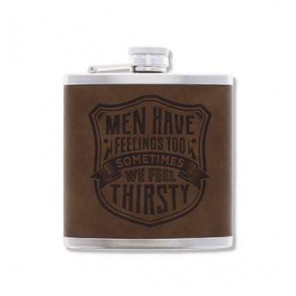 Top Bloke's Finest Pour – Personalized Hip Flask | Thirsty Edition