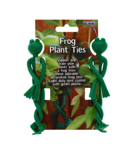 Twisty Frog Plant Ties – Decorative Support for Plants (Pack of 2)